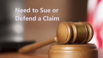 Need to Sue or Defend a Claim
