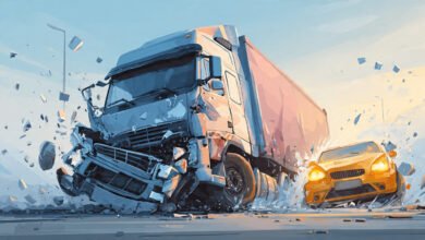 Car Accident Involving a Delivery Driver