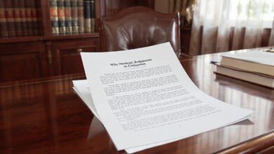 Strategic Judgment Matters in Litigation