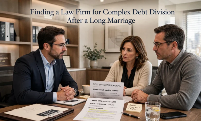 Complex Debt Division After a Long Marriage