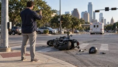 Disputed Texas Motorcycle Crash